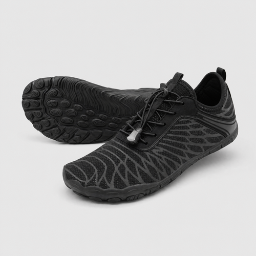 Calfro barefoot shoe in black